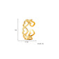 ins stainless steel hollow love design open ring fresh sweet simple fashion ladies ring