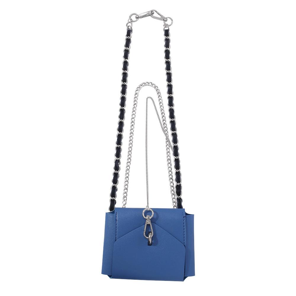 H12 Simple fashion bag PU chain net red foreign style satchel lady temperament French retro pocket