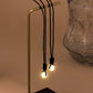 Jewelry Simple Double Layer Luminous Stone Pendant Necklace Women's Versatile Jade Line Adjustable Geometric Necklace
