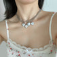 Jewelry Simple Small Fresh Puppy Heart Shaped Pendant Necklace Set Versatile Stacking Animal Necklace