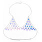 Sexy Beach Vacation Colorful Sequin Bra Body Chain Creative Night Tassel Clothes for Women