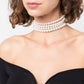 N1536 French Elegant Necklace Pearl Temperament Light Luxury Necklace Fashion Dinner Party Necklace
