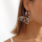 E1963 Minority Heavy Industry Light Luxury Romantic Butterfly Earrings Full of Diamond Personality Internet Celebrities Symmetrical Creative Earrings