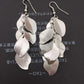 Fashion Texture Metal Sequins Banana Leaf Ladies Earrings Pop Earrings Indian Ear Jewelry