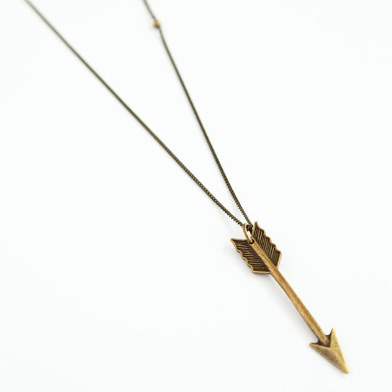 Jewelry Hair Retro Pop Arrow Necklace Necklace Ladies Sweater Chain