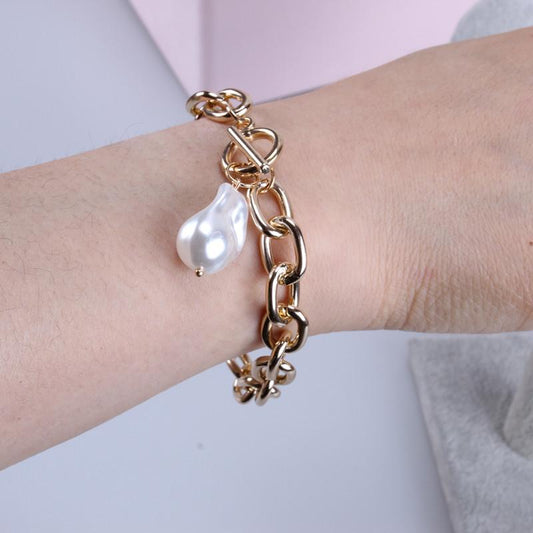 Jewelry Hip Hop Punk Thick Chain Baroque Fashion Generous Personality Cold Temperament Bracelet