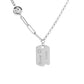 ins lucky nameplate necklace titanium steel sign collarbone sweater chain smiley coin stainless steel pendant necklace