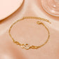 Simple Zircon Hollow Love Bracelet Ins Fashion Retro Heart-shaped Jewelry Girls Niche Design Trend