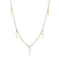 Accessories Fashion Cross Pendant Necklace Vintage Simple Clavicle Chain
