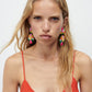 E19 Exaggerated color micro-inlaid rhinestone earrings retro elegant personality plate ethnic earrings female