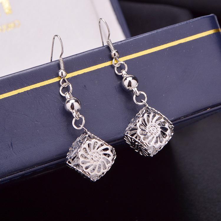 Cube lantern earrings women's earrings star same style