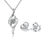 JewelryEarringNecklaceSetFemale NicheDesign EarringsPendantjewelrysetAccessories