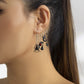 Jewelry Halloween personality spider blood drop exaggerated earrings sweet cool street shooting star niche earrings