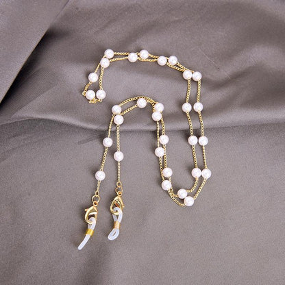Jewelry Fashion Simple Pearl Glasses Chain Hanging Neck Anti-drop Glasses Rope Glasses Accessories
