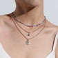Jewelry multi-layer devil's eye pendant necklace female fashion exaggerated trend eye necklace