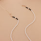 Jewelry Ladies White Pearl Trend Glasses Chain Personality Temperament Simple Mask Accessories