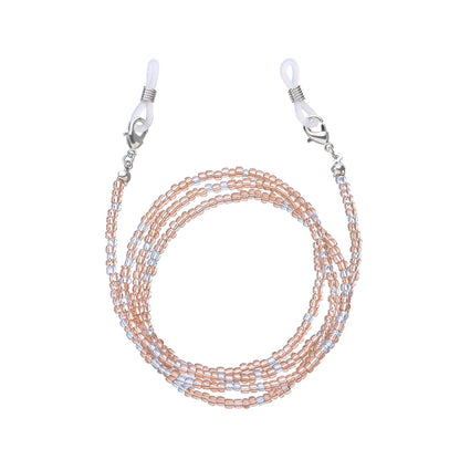 Jewelry Popular Rice Beads Glasses Chain Versatile Personality Mask Accessories 9-Piece Set