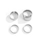 Hip Hop Trend Metal Glossy Men's Ring Set Fashion Retro Design Sensitive Ring Ring