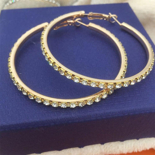Popular Earrings Claw Chain Earrings Diamond Big Earrings Female Earrings Fashion Earrings Night Prom