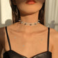 N9697 Jewelry Personality Exaggerated Rivet Leather Necklace Punk Harajuku Collar Necklace