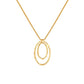 Accessories fashion trendy clavicle chain exaggerated retro large circle female necklace does not fade