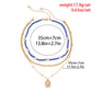 Jewelry fashion small daisy flower rice bead necklace simple metal portrait tag necklace female