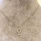 Creative Goddess Feminine Symbol Necklace Female Feminism Charm