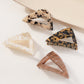 F351 Acrylic Acetate Sheet Triangular Claw Clip Female Retro Simple Lazy Net Red Hair Clip