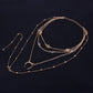 Trendy Pop Women's Bohemian Ball Moon Bead Pendant Multilayer Items Jewelry