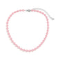 Jewelry sweet cool macaroon color smiley face necklace female simple geometric metal single layer collarbone necklace