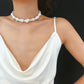 Retro fashion special-shaped pearl necklace female court pearl girl choker necklace clavicle chain necklace