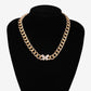 Jewelry Creative Diamond Butterfly Simple Necklace Exaggerated Punk Metal Chain Versatile Necklace