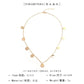 Rihanna's same stylish personality white sequin short necklace necklace