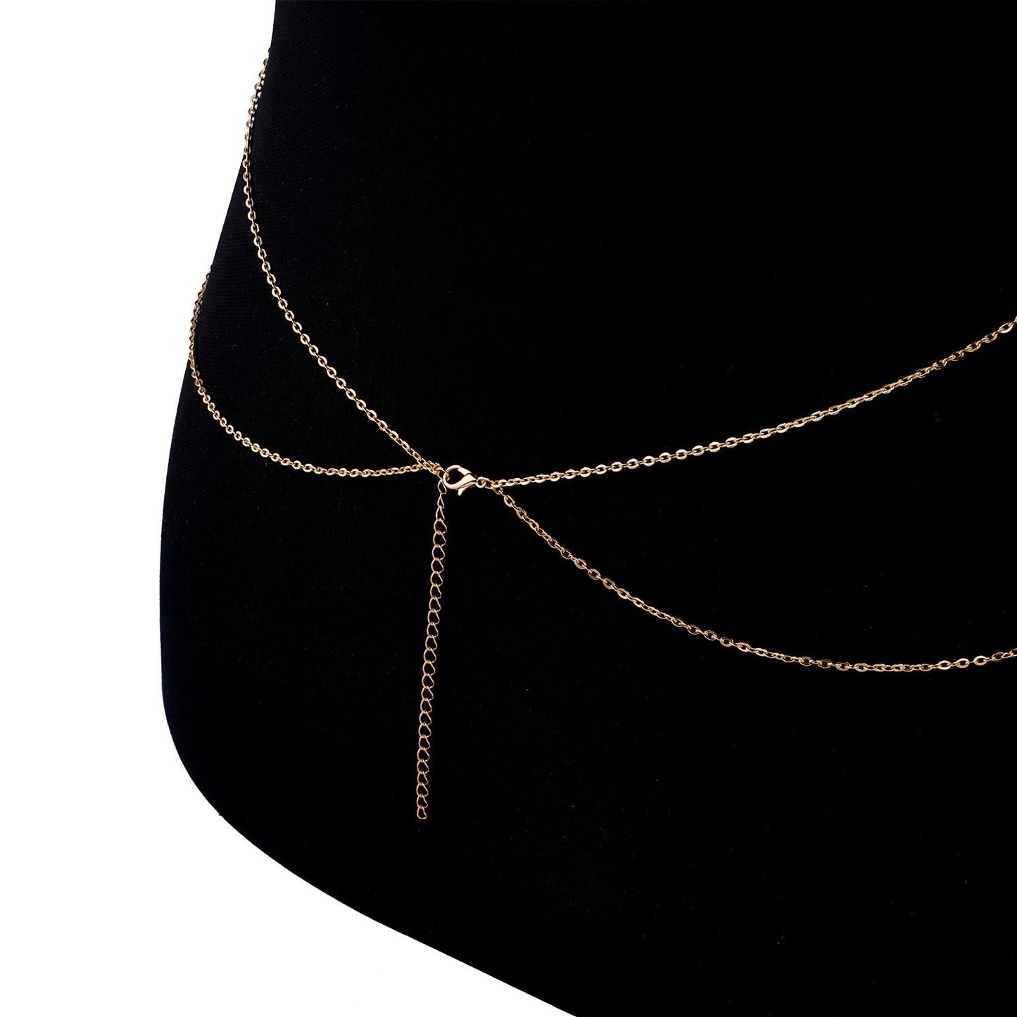 Summer Style Sexy Fashion Simple Double Layer Crossover Women's Body Chain Necklace