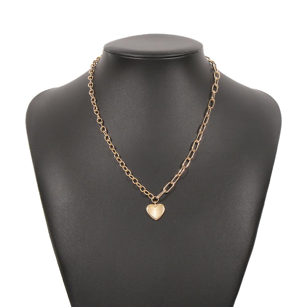 N853 Popular Jewelry Cold Simple Pendant Necklace Women's Geometric Love Elegant Clavicle Chain