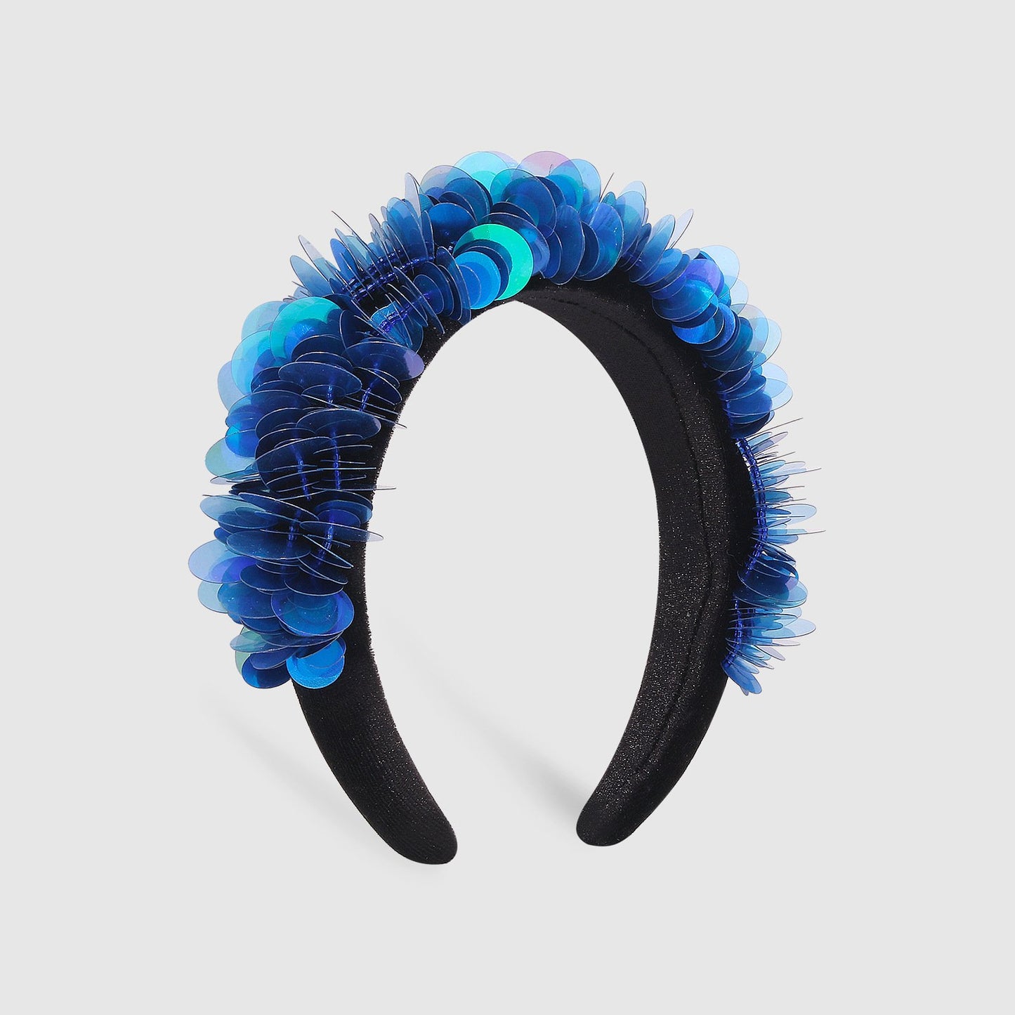 F3635 jewelry exaggerated sequins colorful headband wide-brimmed personality prom catwalk personality hair hoop female