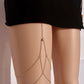 Sexy Night Jewelry Fashion Simple Chain Leg Chain Female Thigh Body Chain Anklet Seaside Vacation Accessories