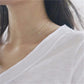 Dunhuang fashion simple five-pointed star pendant necklace creative oblique hanging five-pointed star necklace