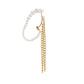Jewelry Design Metal Tassel Chain Earrings Cold Personality Pearl Sweet Cool Ear Bone Clip
