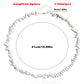 Jewelry Broken Silver Few Two Sparkling Cold Sweater Chain Necklace Trendy Cool Design Necklace
