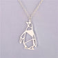 Explosive jewelry hollow penguin necklace female cute cute little penguin pendant clavicle chain