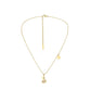 ins simple cute white rabbit stainless steel necklace five-pointed star rabbit head animal pendant star collarbone chain jewelry
