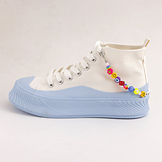 Jewelry ins smiley summer shoes with female letters anklet accessories