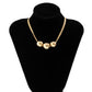 Jewelry cold and simple trendy hip-hop punk necklace niche personality chain beaded necklace