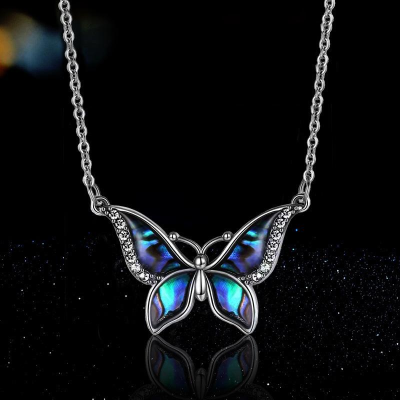 Jewelry Summer Butterfly Pendant Necklace Female Niche Design Animal Jewelry Fashion Accessories