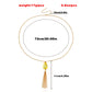 Jewelry Autumn and Winter Tassel Long Sweater Chain Advanced Sense Yellow Transparent Crystal Necklace Versatile