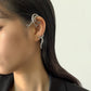 Jewelry Retro Three-Dimensional Cross Snake Earring Female Personality Fashion Geometric Single Outline Ear Clip