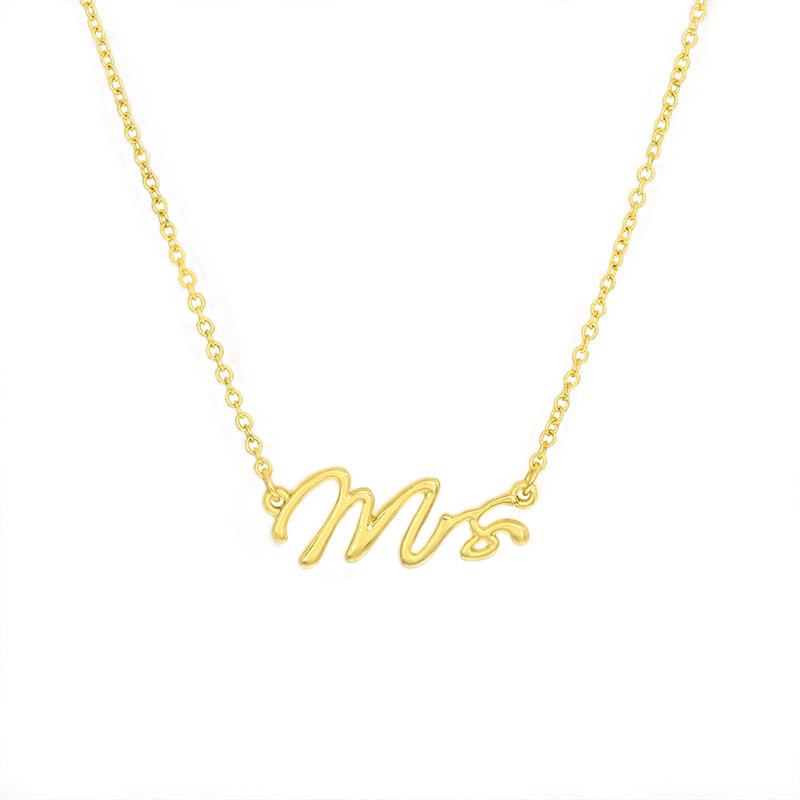 Specially for creative ms necklace ladies necklace English letter chain necklace female jewelry jewelry