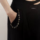 Jewelry Exquisite Hollow Butterfly Zircon Diamond Pendant Pants Bag Chain Female Ins Splicing Metal Chain Clothing
