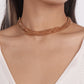 N1399 American retro exaggerated choker necklace niche metal personality multi-layer hip-hop punk necklace